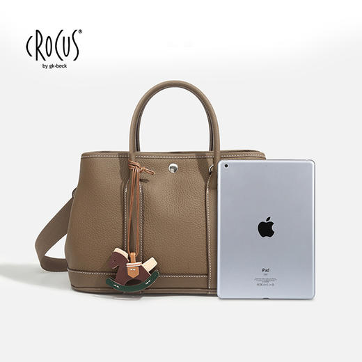 CROCUS联名款经典花园手提包 通勤能装 约会吸睛玩家 商品图7