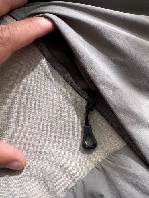 D111718男士轻薄防风透气P棉户外徒步连帽棉服 商品图8