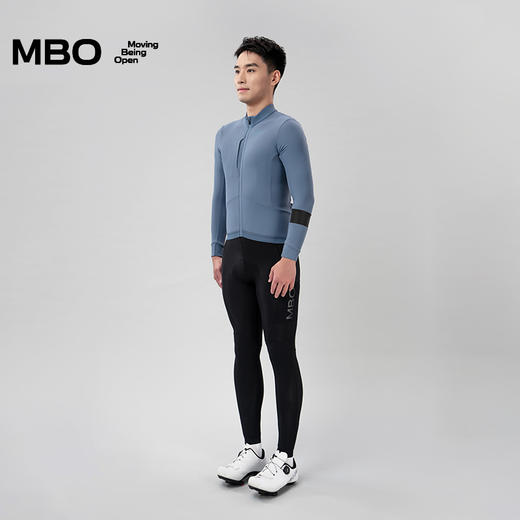 MBO男子气质抓绒长袖骑行服 秋冬户外骑行保暖外套 光年 商品图11