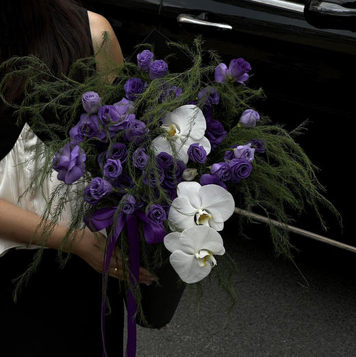 《星光》-深紫色花束花桶（款式随机） 商品图9