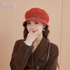 丁摩 秋冬羊毛蝴蝶结绑带贝雷帽子女时尚显脸小渔夫帽云朵爆头帽5ZF-526 商品缩略图3