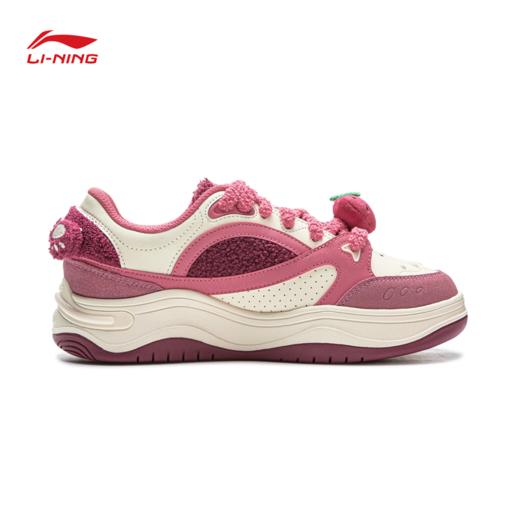 李宁皮克斯草莓熊联名系列星球女子板鞋经典休闲鞋AGCV260 商品图2