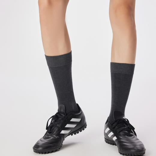 4双装~商务男士羊毛男袜 舒适无骨工艺 超细柔软保暖羊毛 黑白灰咖经典百搭色系 长筒款 40-44码 商品图5