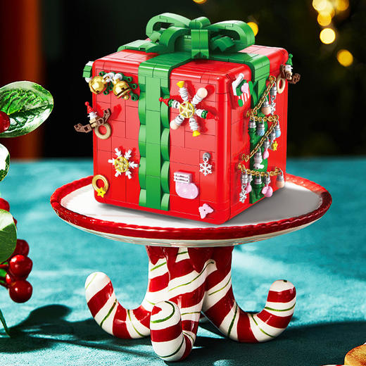 圣诞节🔔【乐乐兄弟❗️益智玩具】兼容乐高圣诞机关盒子 圣诞老人积木玩具 益智拼装男女礼物 商品图2