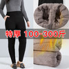 丁摩 超厚羊毛保暖打底裤女大码200斤胖妹妹加绒加厚外穿高腰收腹棉裤5ZF-68 商品缩略图3