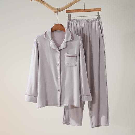 西子/【共暖】女款舒适透气弹力长袖家居服睡衣/JJMNC145 商品图0