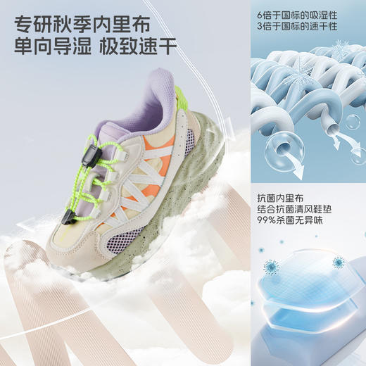 SMIBU男女中大童0压感系列秋季新款星跃户外登山休闲运动鞋Z53JB3404 商品图3