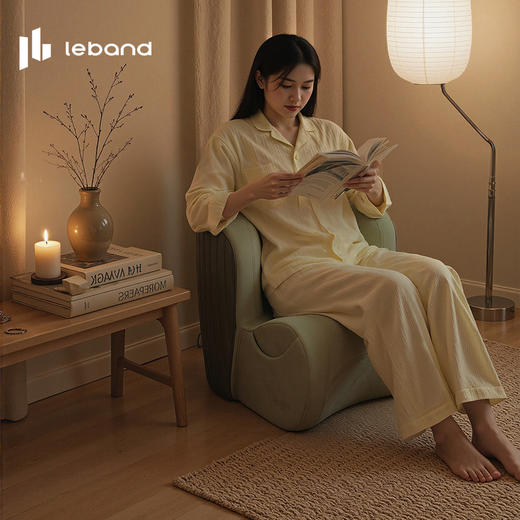 乐班护腰单人沙发客厅卧室沙发轻奢沙发单手可伶久坐不累绿色 商品图3