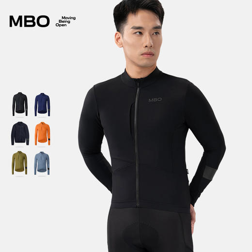 MBO男子气质抓绒长袖骑行服 秋冬户外骑行保暖外套 光年 商品图0