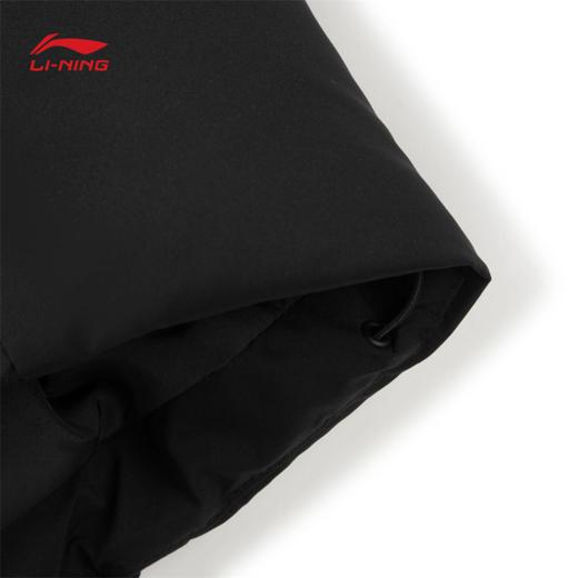 李宁女子保暖防泼水鸭绒短羽绒服AYMV198 商品图5