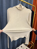 高奢体感带检测！18支极细羊毛蚕丝！一体成衣堆堆领超薄针织衫 商品缩略图6