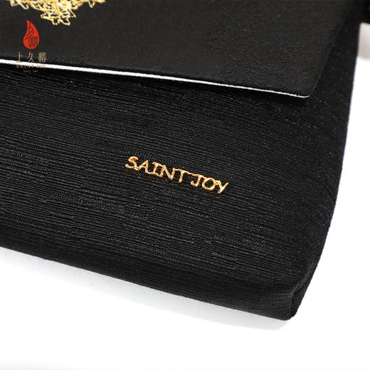 SAINTJOY/上久楷 女式手拿包斜背包 黑金蝴蝶 BWS25B1101 商品图6