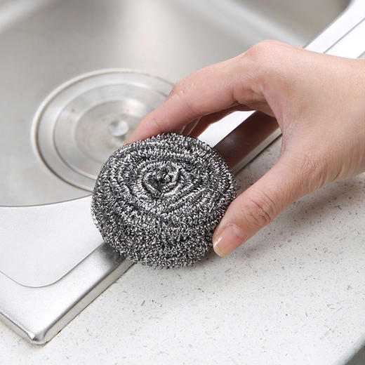 【批发】美丽雅三只入不掉渣钢丝球 商品图7