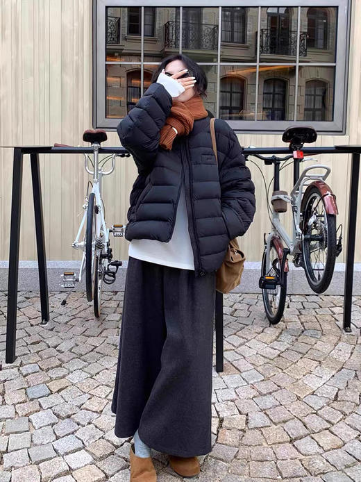 荭人馆同款！龟背泡芙排骨~！95白鸭绒！750+蓬松~韩系小个子羽绒服 商品图3