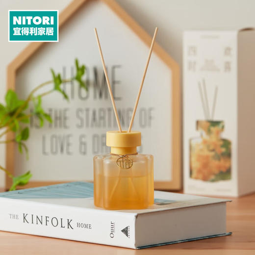 藤条无火香薰香氛室内卧室卫生间扩香摆件 四时欢喜 商品图0