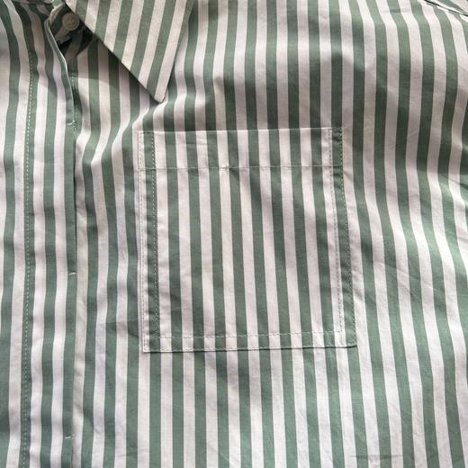 设计款条纹长袖休闲百搭衬衫 商品图10