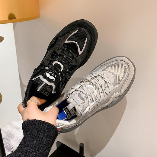 Monrinda美年达流云真皮老爹鞋GM800 商品图3