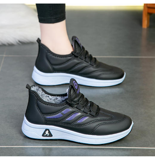 优选丨 99元2双任选！一双不发货！猫人加绒加厚皮革防水鞋面耐磨轻底 健步运动休闲鞋 男女款   建议：加大一码选购 商品图12