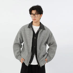 美式假两件牛仔领夹棉外套-纪念日百货门店同款167596951