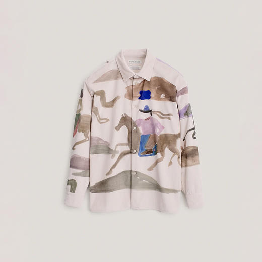 A KIND OF GUISE DERBIN SHIRT意大利细灯芯绒面料艺术家手绘衬衫 商品图4