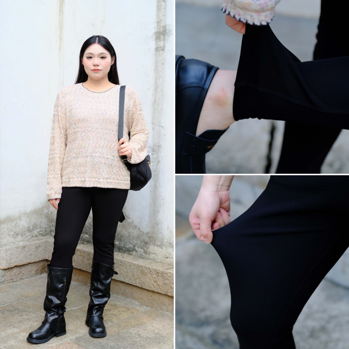 10天发货，花粉福利款！【加绒打底裤】告别冬季臃肿！这条「养生打底裤」保暖显瘦两不误。 牛油果润肤加持，暖从腿起！加绒锁温，面料：94%锦纶，6%氨纶；贴肤内层：94%聚酯纤维，6%氨纶