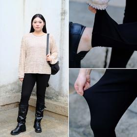 10天发货，花粉福利款！【加绒打底裤】告别冬季臃肿！这条「养生打底裤」保暖显瘦两不误。 牛油果润肤加持，暖从腿起！加绒锁温，面料：94%锦纶，6%氨纶；贴肤内层：94%聚酯纤维，6%氨纶