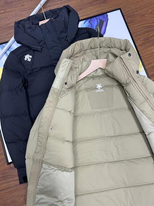 D111711彭于晏中长款羽绒服男女士情侣款派克服大衣 商品图9