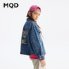 【MQD】套装女童外套2025春季新款儿童牛仔翻领简约百搭潮酷宝宝上衣 商品缩略图1