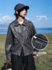 早乙女惠子saotome/STMWT141175/短款皮衣夹克 商品缩略图3