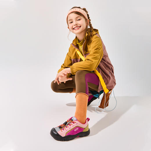 SMIBU猫爪徒步系列男女中大童秋季新款牧野户外运动休闲鞋徒步鞋Z53KB3401【CC爸妈团购】 商品图4