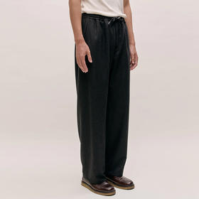 A KIND OF GUISE SAMURAI TROUSERS 意大利羊毛宽松直筒裤