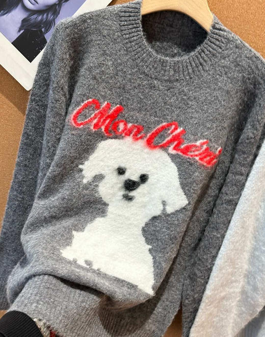 原单moco绵羊毛修狗毛衣111206 商品图9