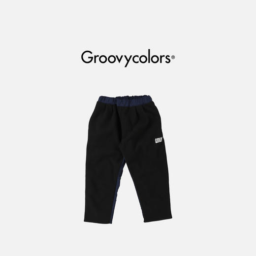 日本GC童装 Groovycolors 摇粒绒拼接设计长裤 商品图0