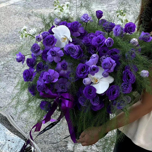 《星光》-深紫色花束花桶（款式随机） 商品图8