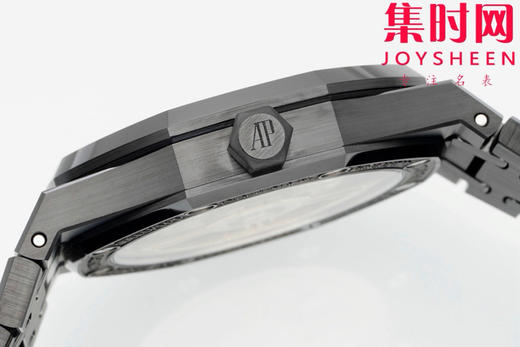 爱彼 APS皇家橡树15500系列 皇家橡树全陶瓷 15500陶瓷壳 黑陶瓷 太阳花 笑脸花朵盘 男士腕表 新到货，凭借陶瓷材质与Cal.4302一体机 商品图6