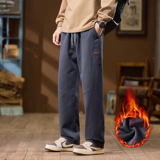 爆卖中~男士 3色阔腿休闲裤，100到200斤轻松穿下，显高显瘦大长腿，保暖御寒，型男必备 商品图4