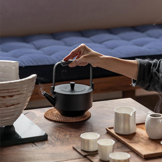 木墨|平均提梁铸铁壶-分销 商品图1