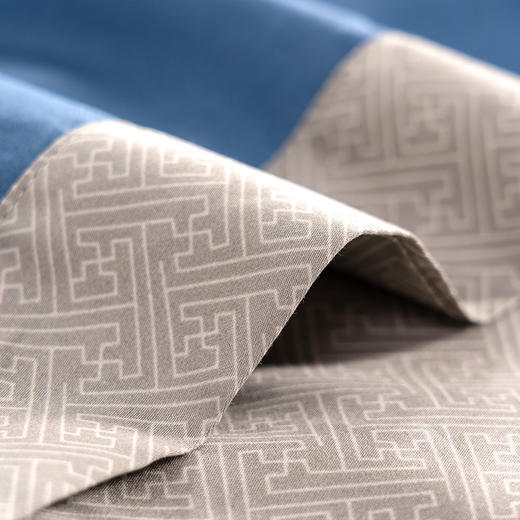 [水星家纺]月下轻歌长绒棉抗菌四件套(被套：200cm×230cm×1 床单：230cm×250cm×1，枕套:48cm×74cm×2) 商品图8