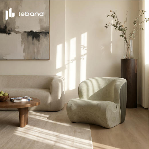 乐班加热沙发护腰单人沙发客厅卧室沙发轻奢沙发单手可伶久坐不累 商品图3