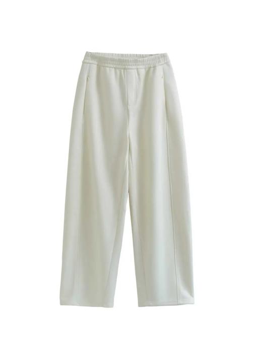 D111707温暖显瘦羊毛羽绒混纺香蕉奶奶裤休闲裤 商品图7