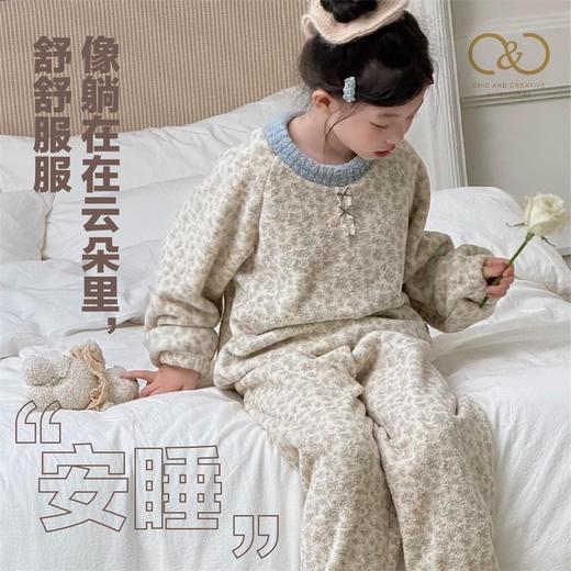 C&C 儿童宫廷风雪花绒家居服套装 软糯轻盈舒适 7款可选 商品图9