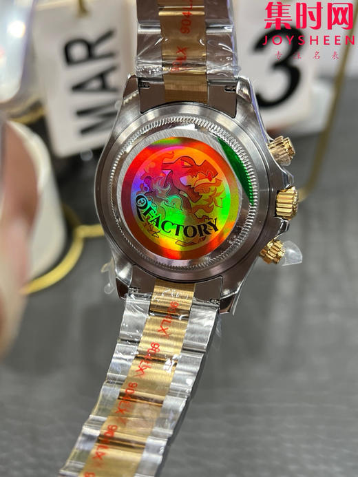 劳力士新款 QF配重版 重量180克+ 迪通拿间金款配重版 4131机 男士腕表 商品图6