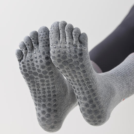 2双装瑜伽袜~五指袜工艺   舒适透气不臭脚 特殊压力工艺、防止小腿静脉曲张防滑 商品图2