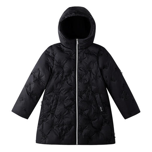 【实体店同款】女童中长款羽绒服冬季新款安奈儿童装AG545401 商品图6