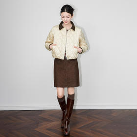 「高货wl」全新升级【铂金会员441/天猫599/差价158】(70036)洛诗琳轻奢复古巴恩风羽绒服2025冬季新款防风保暖短外套