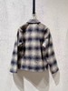 中性款格纹长袖衬衫ZH 商品缩略图1