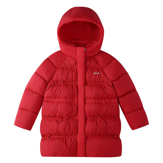 【实体店同款】女童中长款羽绒服冬季新款安奈儿童装AG545469 商品图8