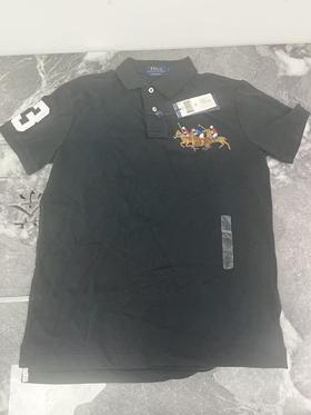 瑕疵POLO RALPH LAUREN 男CUSTOM SLIM FIT纯棉3号刺绣马标透气POLO衫