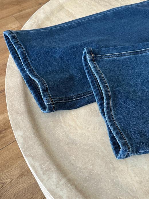 【保暖含羊绒】Mi*s同款显瘦直筒牛仔裤 商品图13