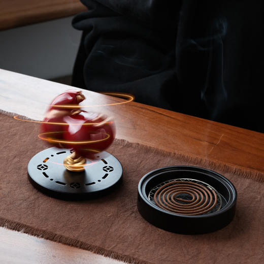 【四款马上来财】智能小夜灯礼盒、趣味祝福盘礼盒、线香香器礼盒、香炉香器礼盒 商品图5